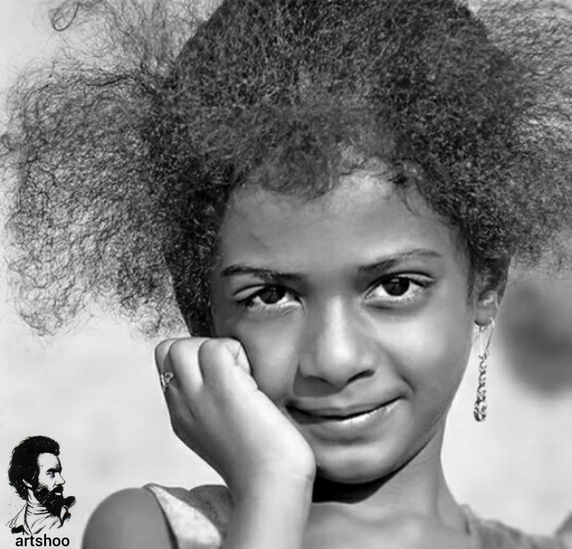 مدل کودک سیاه قلم